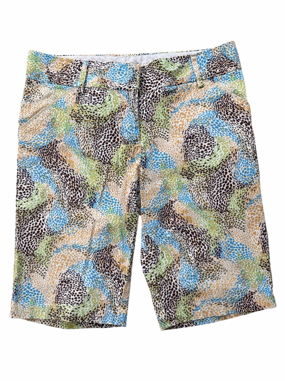 Peter Millar Abstract Dot Pattern Golf Bermuda Shorts
